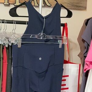 Women's Athleta Navy Blue Activewear Set